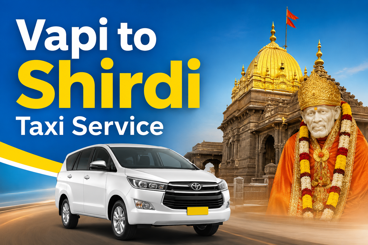 Vapi to Shirdi Taxi Service