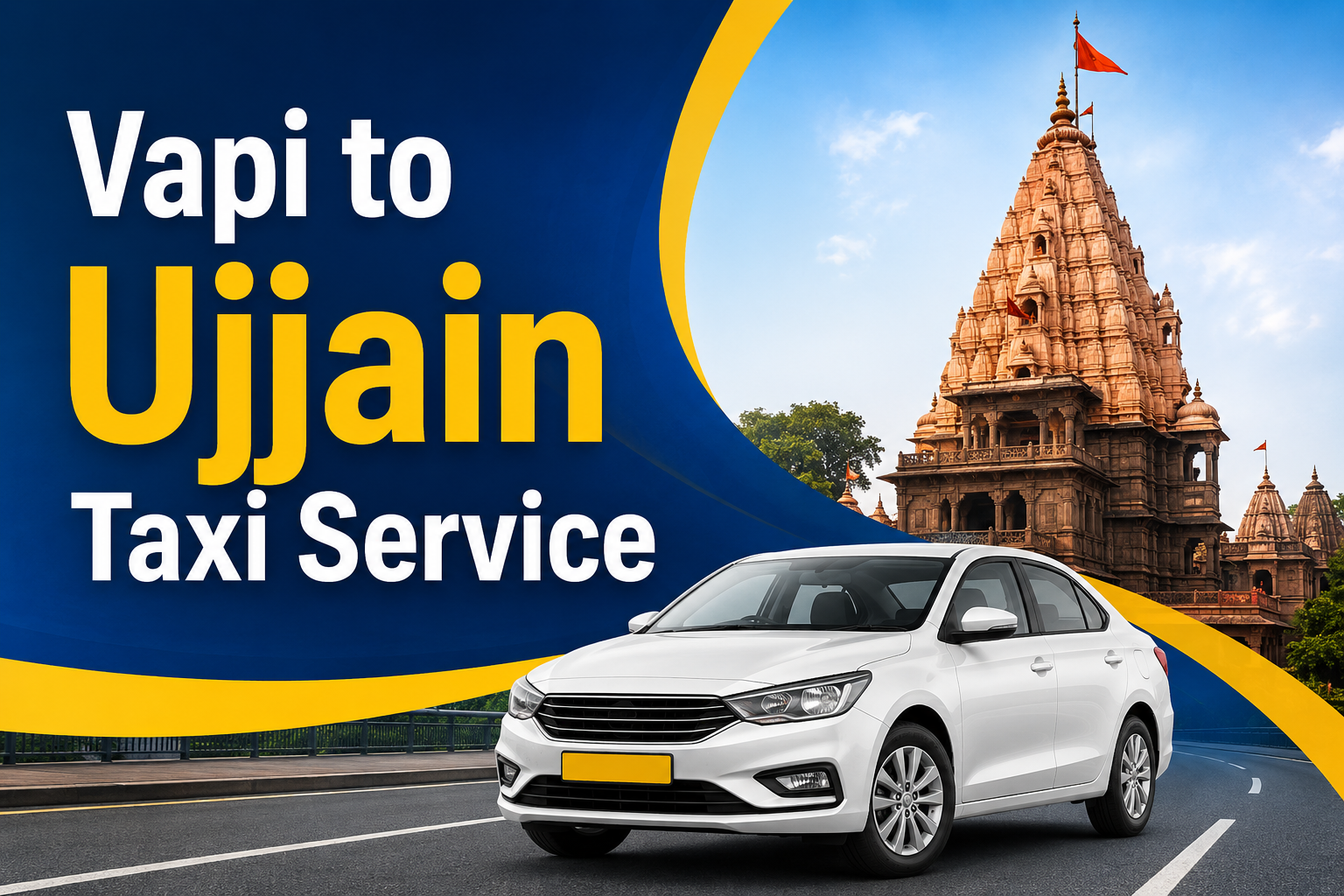 Vapi to Ujjain Taxi Service